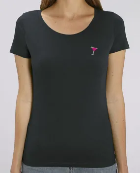 T-shirt femme brodé Cocktail par tunetoo