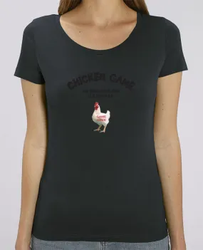 T-shirt Femme Chicken Game par tunetoo
