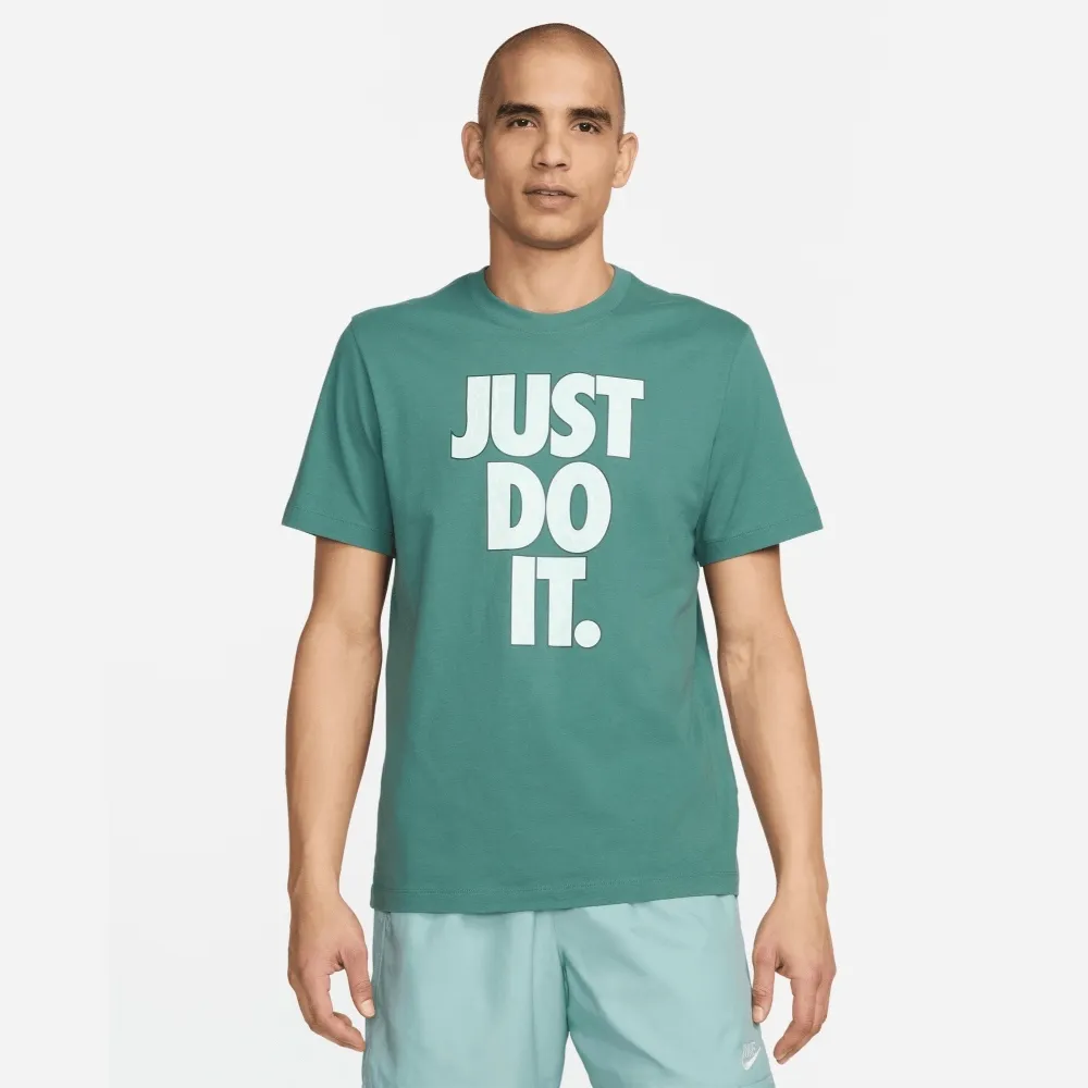 T-shirt Nike JDI Vert & Blanc pour homme