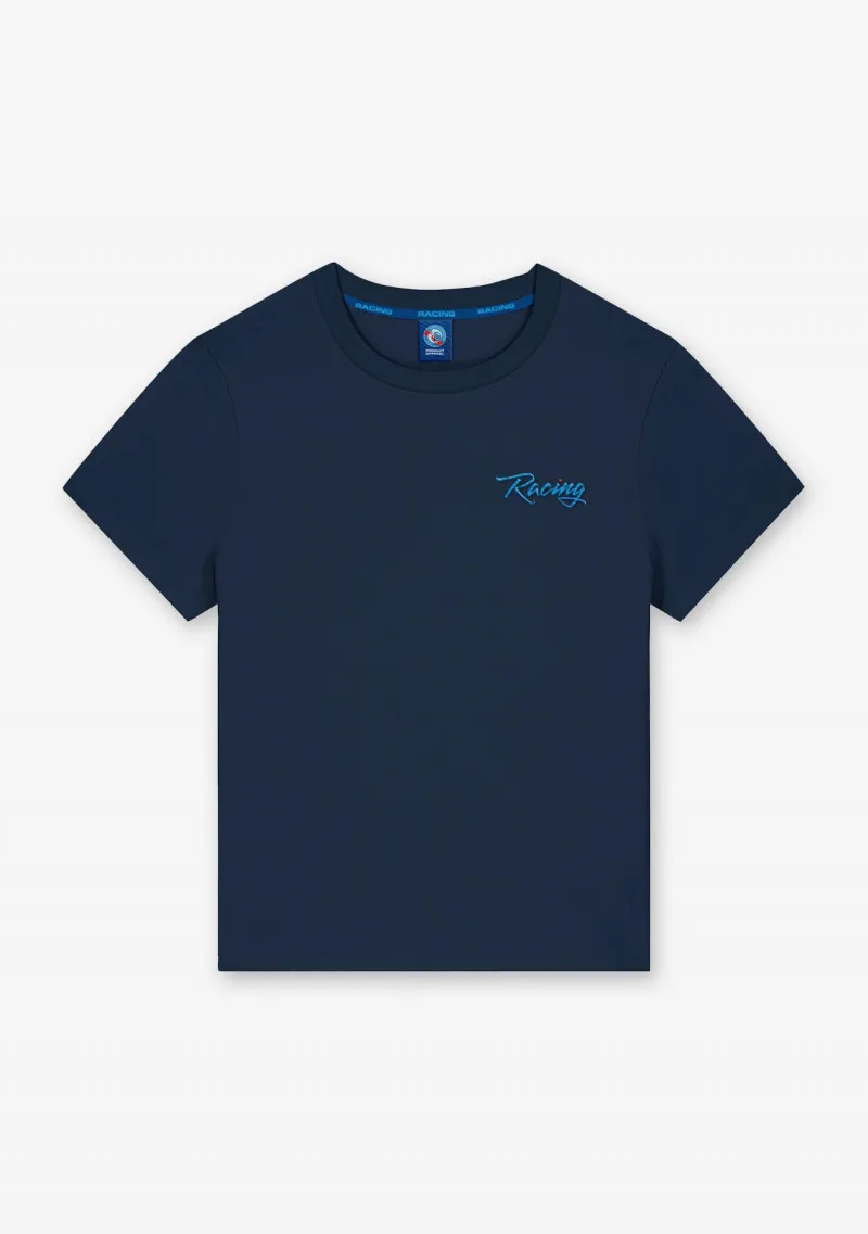 T-shirt Racing coeur Femme Marine