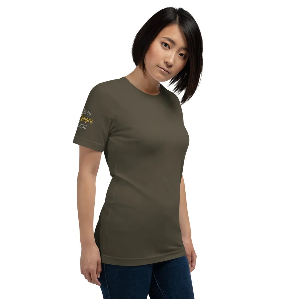 T-shirt Unisexe Corsu Sempre Corsu
