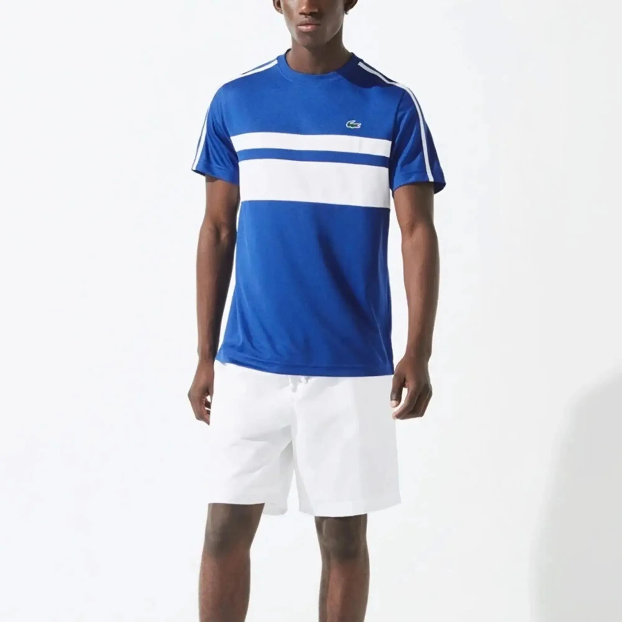 T-Shirt à bandes bicolores
