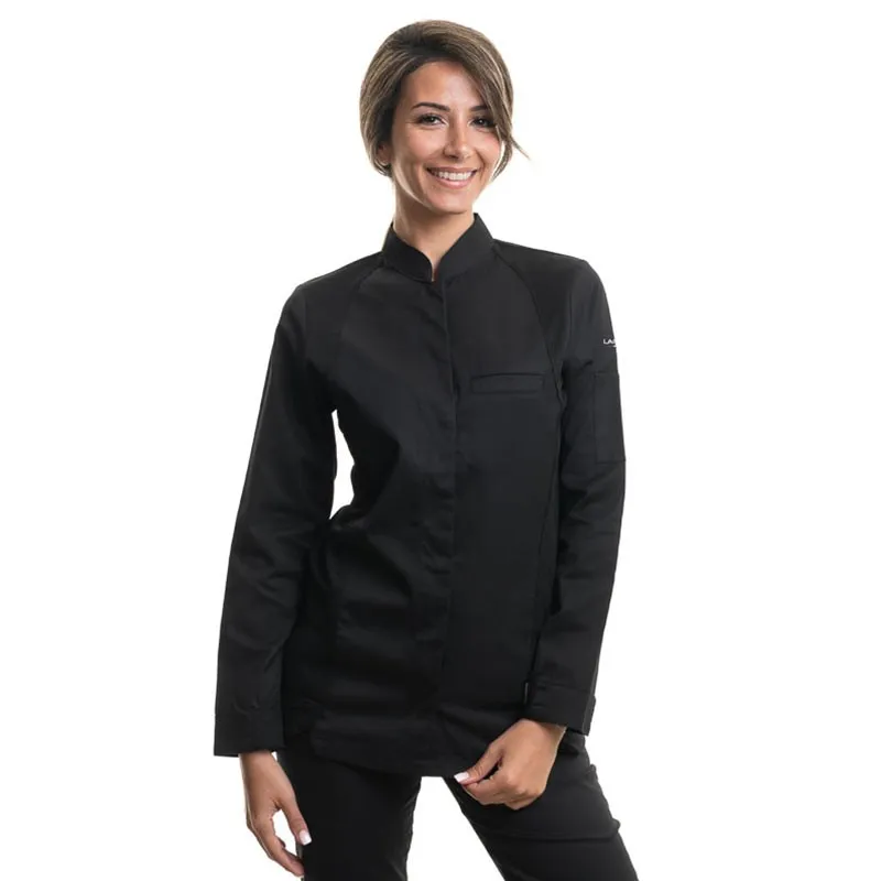 Veste de cuisine Pepper noir femme - LAFONT