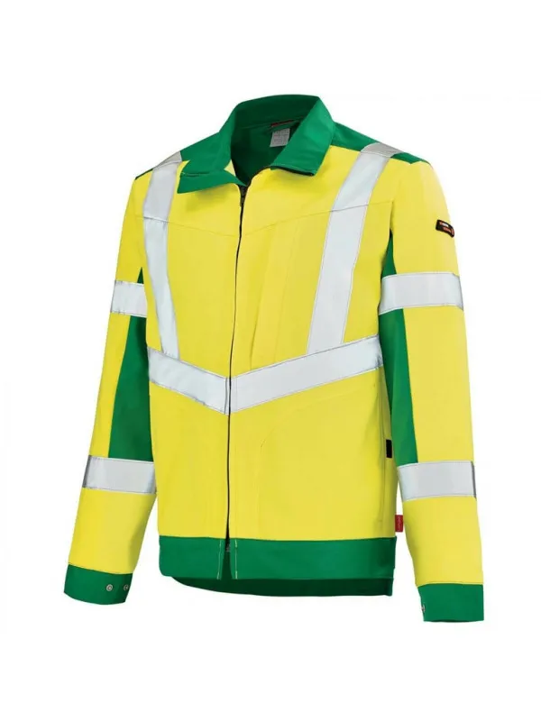 Veste de travail Haute visibilité jaune hivi et vert lutea A. Lafont